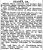 Newspaper Article 1901 10/28 <i>The Atlanta Constitution</i> Atlanta, Georgia