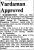 Newspaper Article 1946 03/27 <i>Syracuse Herald Journal</i> Syracuse, NY