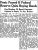 Newspaper Article 1951 02/19 <i>Portland Press Herald</i> Portland, ME