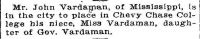 Newspaper Article 1906 02/11 <i>The Washington Post</i> Washington D.C.