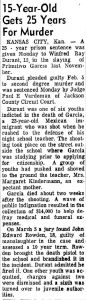 Newspaper Article 1968 05/14 <i>Great Bend Daily Tribune</i> Great Bend, KS
