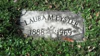 Headstone Laura Eyster d. 1969