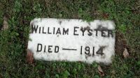 Headstone William Eyster d. 1914