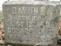 Tombstone - David E. Carter, son of T.E. Carter
