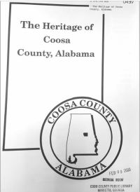 Alabama Heritage Series Coosa County p. 388 written by Jack Vardaman