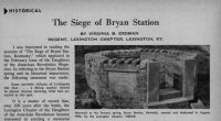 Bryans Station Siege 15-17 August 1872