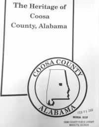 Alabama Heritage Series Coosa County p. 386 written by Jack Vardaman<br>
The Heritage of Coosa County, Alabama. Clanton, AL, Heritage Pub. Consultants, 1999.