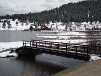 Evergreen, CO-New Evergreen Lake House owned by Parks&Rec opened in 1993 for boaters and ice skaters