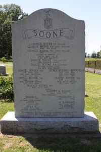 Boone Family Memorial in Laconia, Indiana