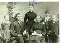 Ninian R. and Elizabeth 'Eliza' Carter Family about 1887
