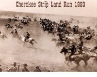 John F. Payne 'made the run into the Cherokee Strip and settled northwest of Enid,' Oklahoma.