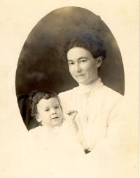 Grace Carter with son Leland Carter