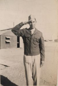 Giles Harris Jr. fought in WWII