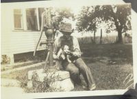 John Peter Vardiman on his farm