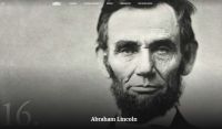 16th U.S. President Abraham Lincoln from March 1861-April 1865