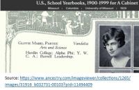 1928 Glovie Mabel Partee 