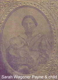 Sarah Wagoner Payne holding unknown child