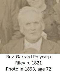 Reverend Gerrard Polycarp Riley 1893