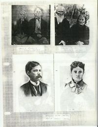 Charles and Sarah 'Sallie' Riley Carter (top left)
